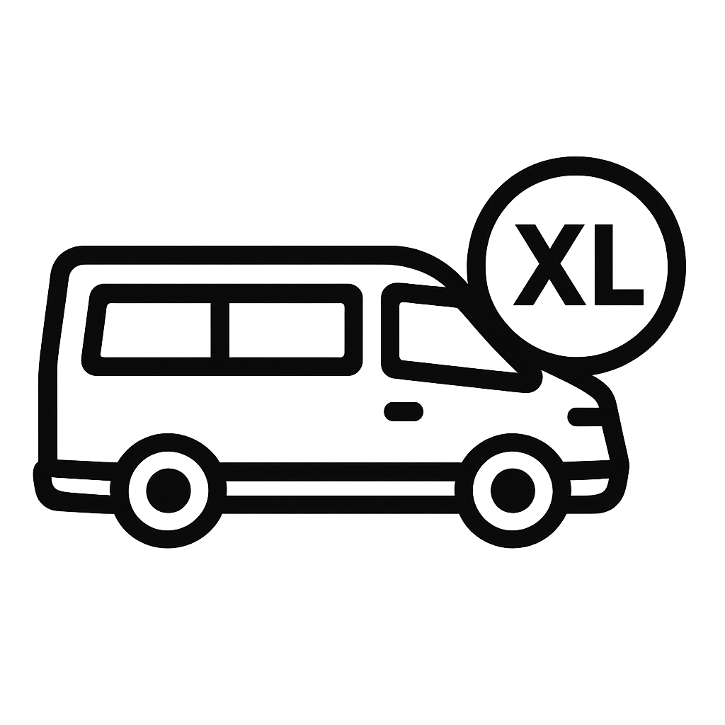 8 miestny van